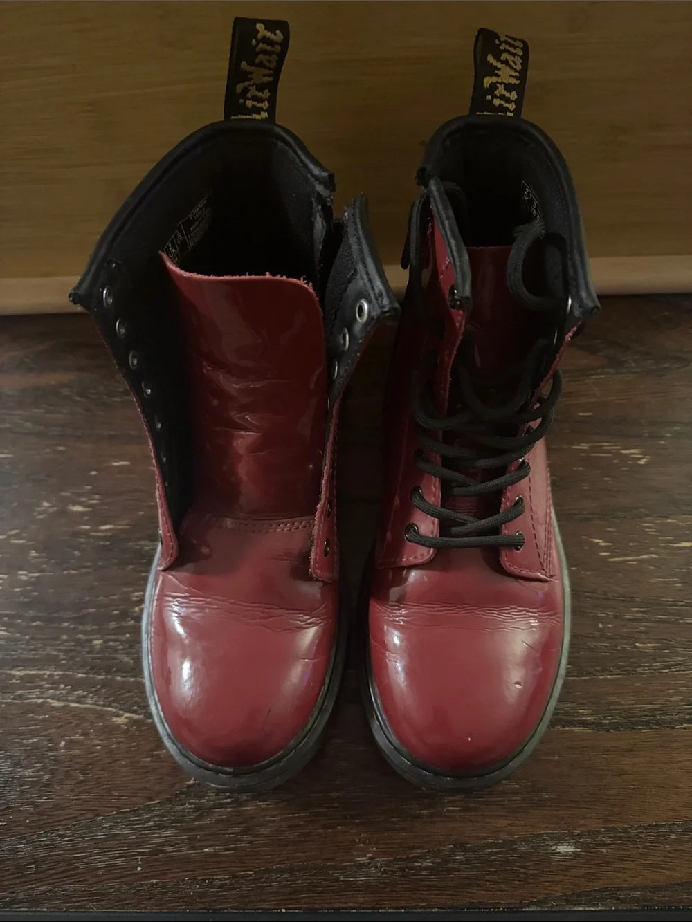 Burgundy Dr. Martens Junior